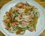 水蓮菜と桜海老の台湾拌麺風作り方3写真