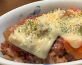 残り物アレンジ!鶏むね赤ワイン煮ドリア✨作り方8写真