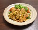 天ぷら粉で簡単⭐︎揚げない油淋鶏⭐︎作り方7写真