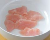 レンジで ! なすと鶏むね肉の香味だれ♪作り方3写真