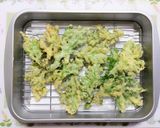 大晦日年越し蕎麦!カニカマ春菊天ぷら蕎麦作り方5写真