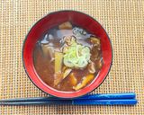 横浜発♡柚子胡椒のピリ辛•ナスの味噌汁作り方3写真