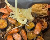 茄子とソーセージのちょっと大人なナポリタン🍆🍝✨作り方8写真