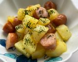 コロコロじゃが芋とウィンナーのカレー味作り方6写真