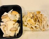 腸活・常備菜☆エリンギと舞茸の味噌バター炒め作り方1写真