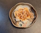 揚げ餅にネギかつお節作り方3写真
