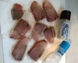 簡単！ブリの刺身で塩胡椒焼き作り方4写真