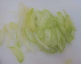 味付けきのことセロリのスープ作り方3写真