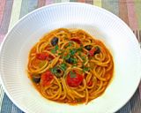 美味しいトマトで作る、プッタネスカ作り方7写真