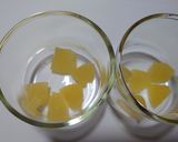 ♬青森県産ふじロイヤルミルクティーゼリー作り方3写真