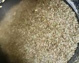 簡単　わらびの炊き込みご飯　玄米作り方1写真