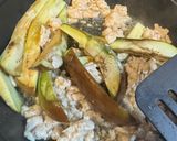 水茄子と鶏ひき肉のとろとろ煮作り方3写真