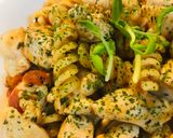 鶏肉のトマトソースパスタ●ショートパスタ作り方4写真