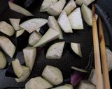 ソーセージ、ナス、ピーマンのポン酢炒め作り方3写真