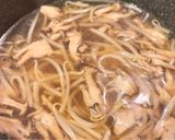 ぶなしめじともやしの酸いスープ作り方5写真