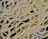 ケチャップ少なめ♪赤いスパゲッティ作り方1写真