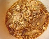 しめじでかさ増し！たまごとろ〜り肉うどん作り方3写真