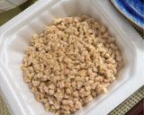 鶏ミンチと蒸し大豆のゆず味噌炒め♪作り方5写真