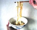 ハンガーを活かして作る手延べうどん作り方20写真