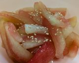 白だしだけで旨い！スイカの皮の漬物♡作り方4写真