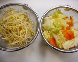 簡単！ラーメンのための野菜炒め作り方2写真