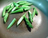 アスパラとキクラゲと卵の味噌チリソース作り方4写真