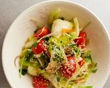 簡単やみつき中華風カニカマレタスサラダ作り方4写真