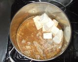 キムチ鍋♪簡単豚肉豆腐ニラ白ごまチゲ鍋作り方5写真