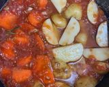 炊飯器で簡単！鶏もも肉のトマト煮！作り方5写真