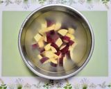 簡単夕飯副菜薩摩芋クリチマスタードサラダ野菜料理作り方3写真