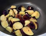 夏の夕飯☆大葉爽やか豚挽肉ときのこの麻婆茄子作り方3写真
