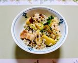 さつまいもと豚バラの味噌風味炊き込みご飯作り方9写真