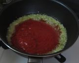シーフードとひよこ豆のトマトソースパスタ作り方3写真