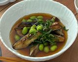 なすと枝豆のトロトロしょうがあん作り方4写真