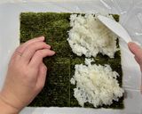 たたむだけ★簡単フライドチキンおにぎらず作り方2写真