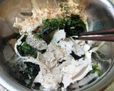 新玉ねぎとワカメの味噌わさびマヨサラダ作り方3写真