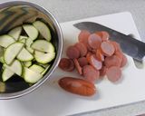 ズッキーニのミルクソースパスタ作り方2写真