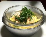カニ味噌とカニカマの柚子胡椒冷製パスタ作り方17写真
