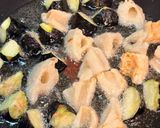 鶏肉とナスとれんこんの甘酢あん炒め作り方4写真
