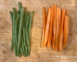 パクパク食べれる★いんげんと人参の肉巻き作り方1写真