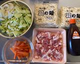 焼きうどん(お好み焼きソース味)作り方1写真