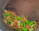 アスパラのバター焼きとなめ茸のパスタ作り方4写真