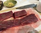 本まぐろの血合い　ステーキ作り方1写真