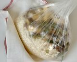 モフでモチモチ♪レンジで出来る山菜おこわ作り方9写真