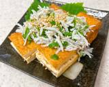 厚揚げおかか挟み焼き♪ネギしらすのせ作り方7写真