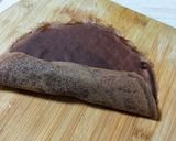 米粉deチョコ生地のチョコバナナクレープ作り方8写真