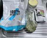 インスタントオーツハードクッキー抹茶作り方1写真