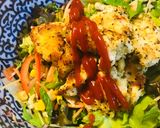 鶏肉の香草パン粉焼き作り方3写真
