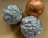 玉ねぎの蒸し焼き・ノンフライヤー作り方1写真
