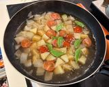 簡単！春野菜とミニトマトのコンソメスープ作り方5写真